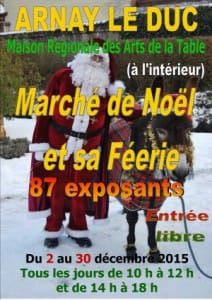 marché de noël 21230 arnay-le-duc