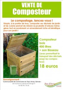page internet- vente composteur