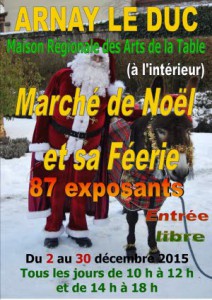 marché de noël 21230 arnay-le-duc