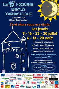 nocturnes estivales 21230 arnay-le-duc